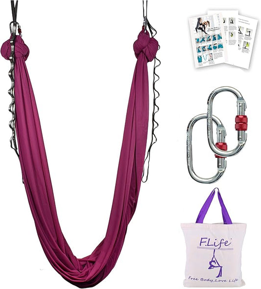 Aerial Silk Yoga Hammock & Swing for yoga Inversion