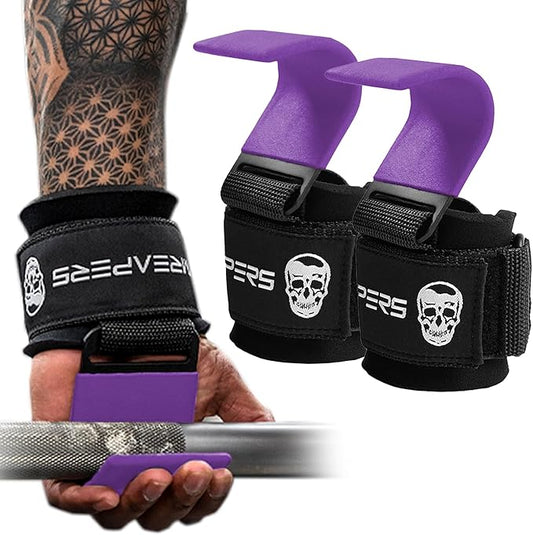 Gymreapers Weight Lifting Hooks (Pair)