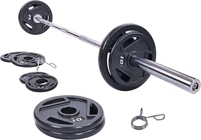 Signature Fitness Olympic 2-Inch Cast Iron Plate Weight