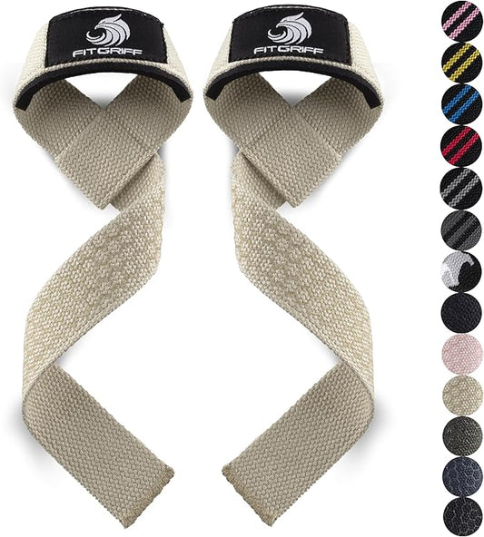 Fitgriff® Lifting Wrist Straps for Weightlifting