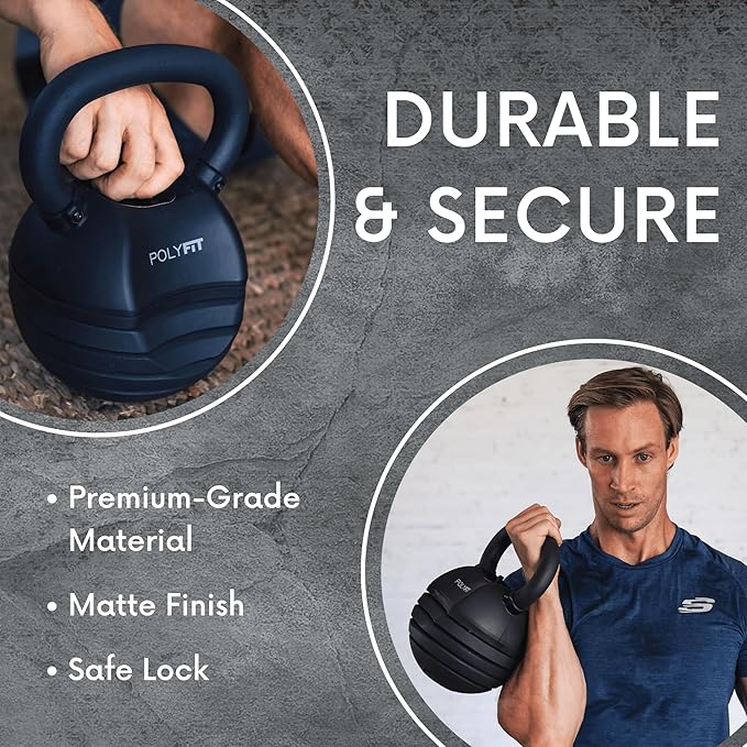 Adjustable Kettlebell - Kettlebell Weights Set for Home Gym