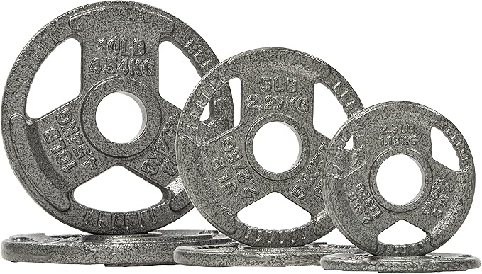 Signature Fitness Olympic 2-Inch Cast Iron Plate Weight