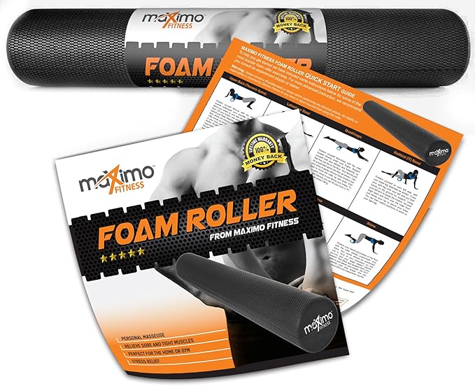 Maximo Fitness Foam Roller– 36" x 6" Exercise