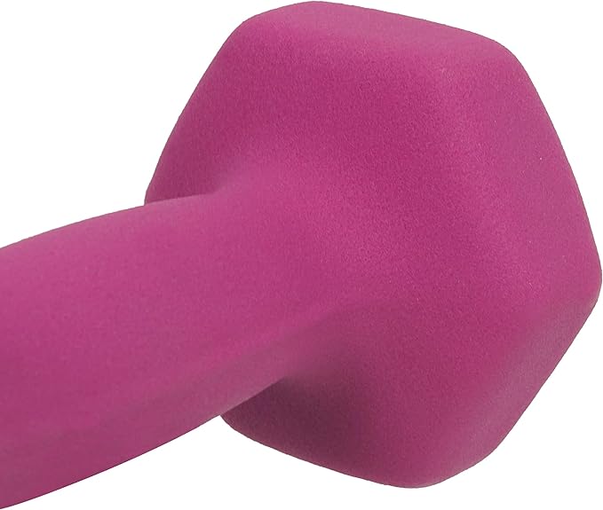 Sunny Health & Fitness Neoprene Coated Hex Shaped 2LB, 5LB, 5LB, 8LB, 8LB, 10LB 10LB