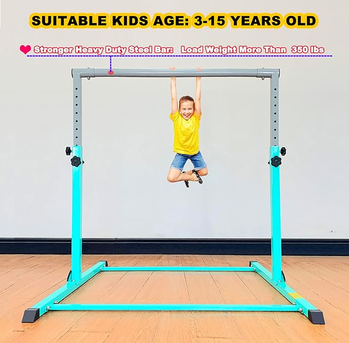 Gymnastic Bar for Kids Gymnastic Kip Bar Horizontal 3-15 Years