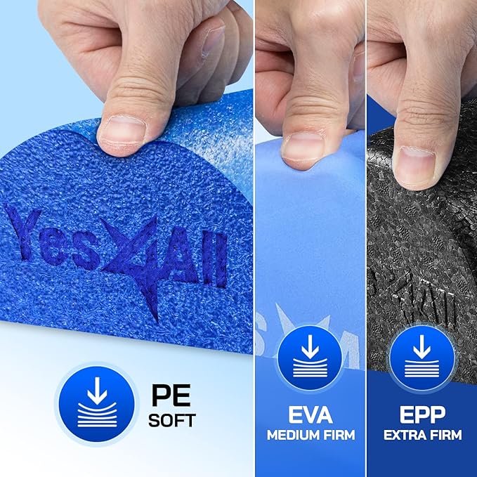 Yes4All Soft-Density Half PE 12/18/ 24/36 inch Foam