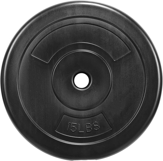 Signature Fitness Vinyl Standard 1-Inch Plate Weight Plate