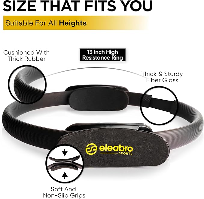 eleabro Sports Pilates Ring Circle A1 Size