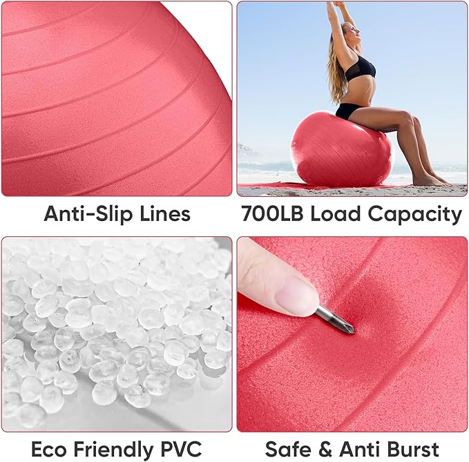 APEXUP Yoga Ball Exercise Ball