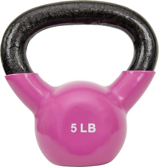 Sunny Health & Fitness Vinyl Coated Kettlebell