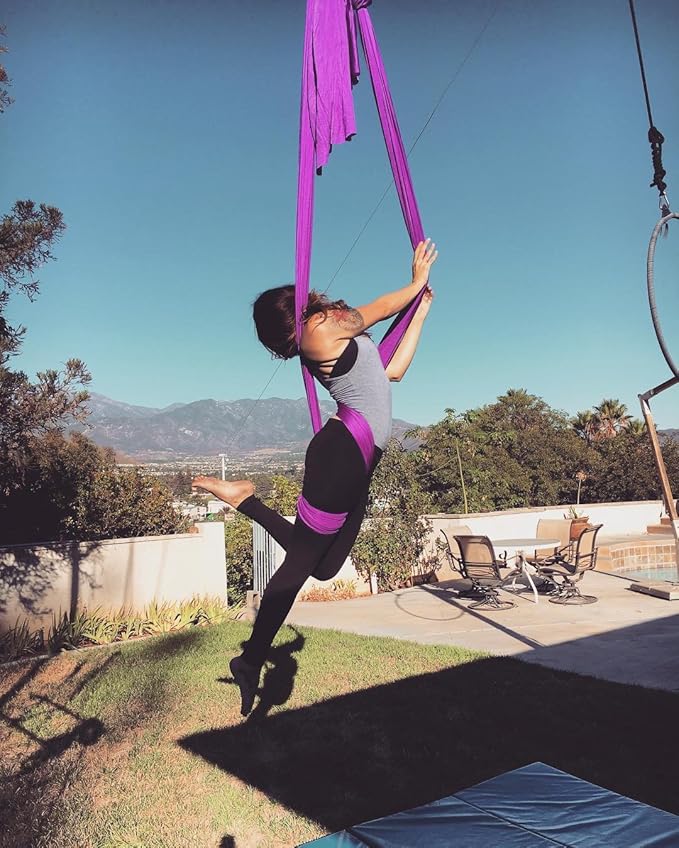 Aerial Silk Yoga Hammock & Swing for yoga Inversion