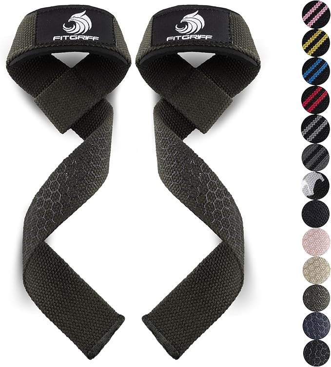 Fitgriff® Lifting Wrist Straps for Weightlifting