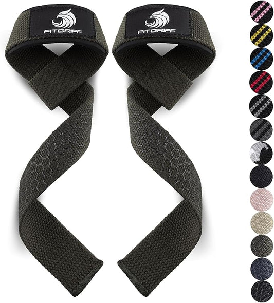 Fitgriff® Lifting Wrist Straps for Weightlifting