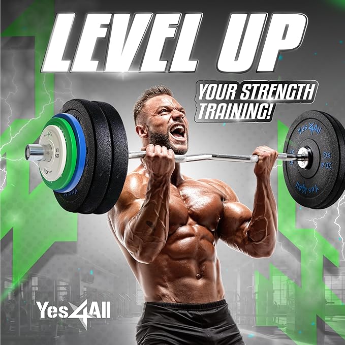 Yes4All Fractional Weight Plates Set of 6 1.25LB 2.5LB 2.5LB 5LB 5LB Pair