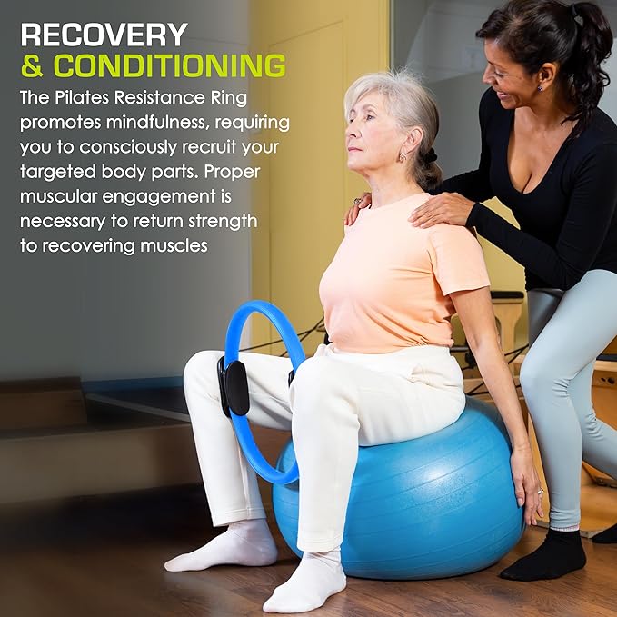 The ProsourceFit Resistance Ring enhances Pilates Workouts