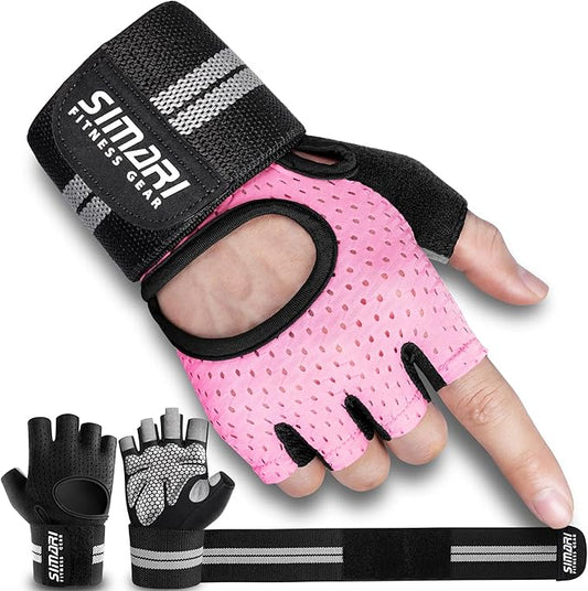 SIMARI Breathable Workout Gloves for Men Women