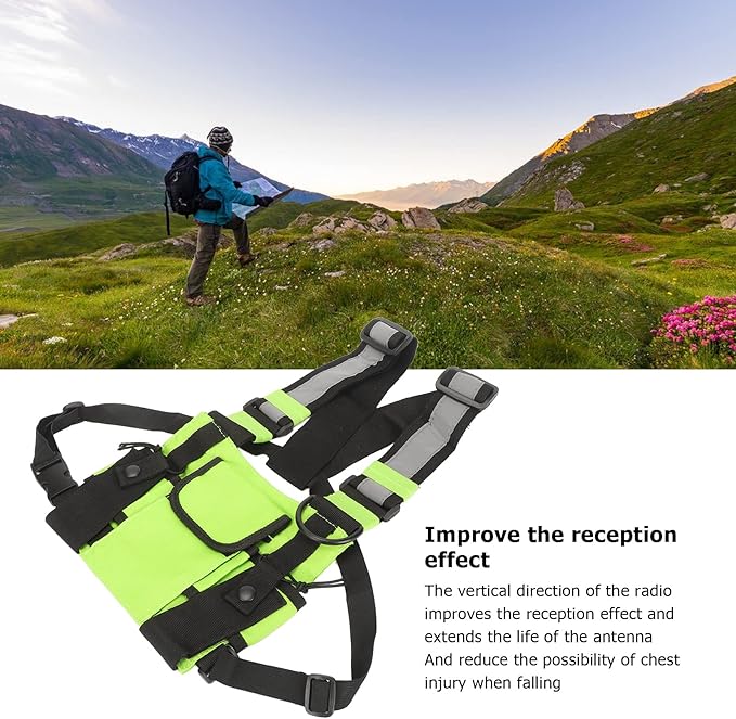 Universal Radio Chest Harness Rig Bag