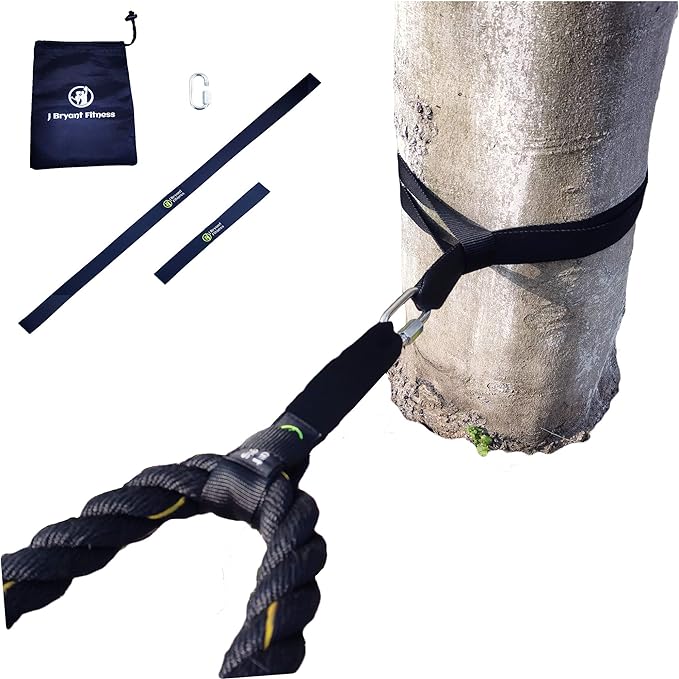 J Bryant Fitness Extra Length Outdoor Battle Rope 19" | 31" | 59" Length