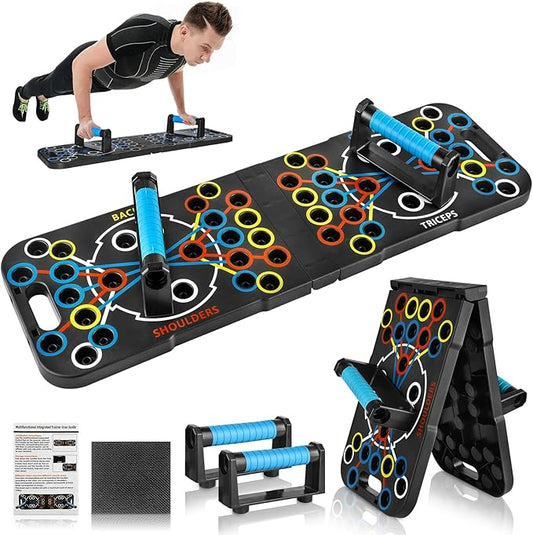 Push Up Board Foldable Adjustable Pushup Bar 56 1 Exercise