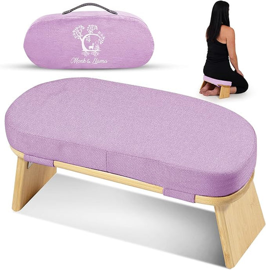 Monk & Llama Meditation Bench - Foldable