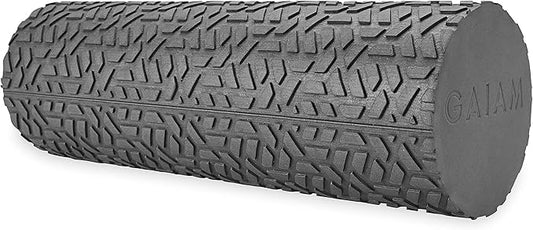 Gaiam Restore Compact Textured Foam Roller for Muscle 12”L X 4" Diameter