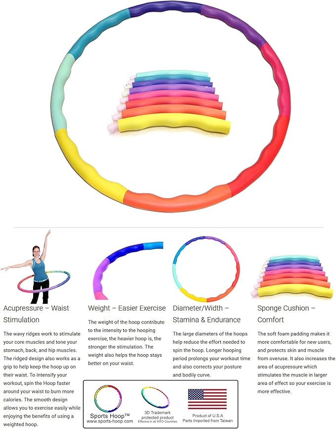 Weighted Hula Hoop 3L - 3.3 lb