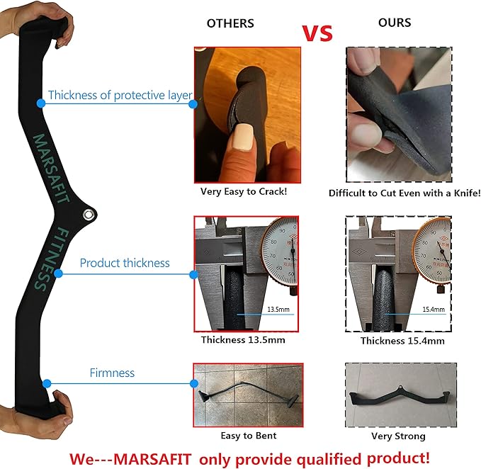 Home Gym Fitness Rowing T-bar V-bar Pulley Cable
