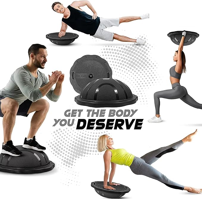 Yes4All 880LBS Premium Half Ball Balance Trainer