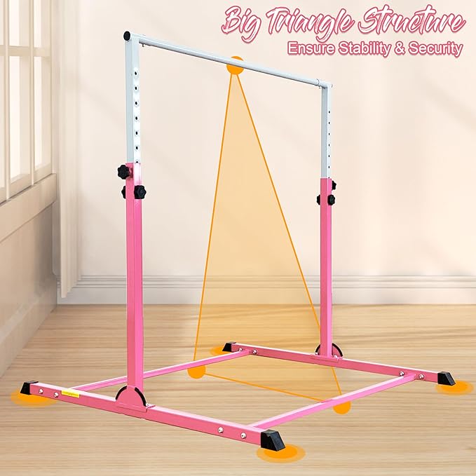 Gymnastic Bar for Kids Gymnastic Kip Bar Horizontal 3-15 Years
