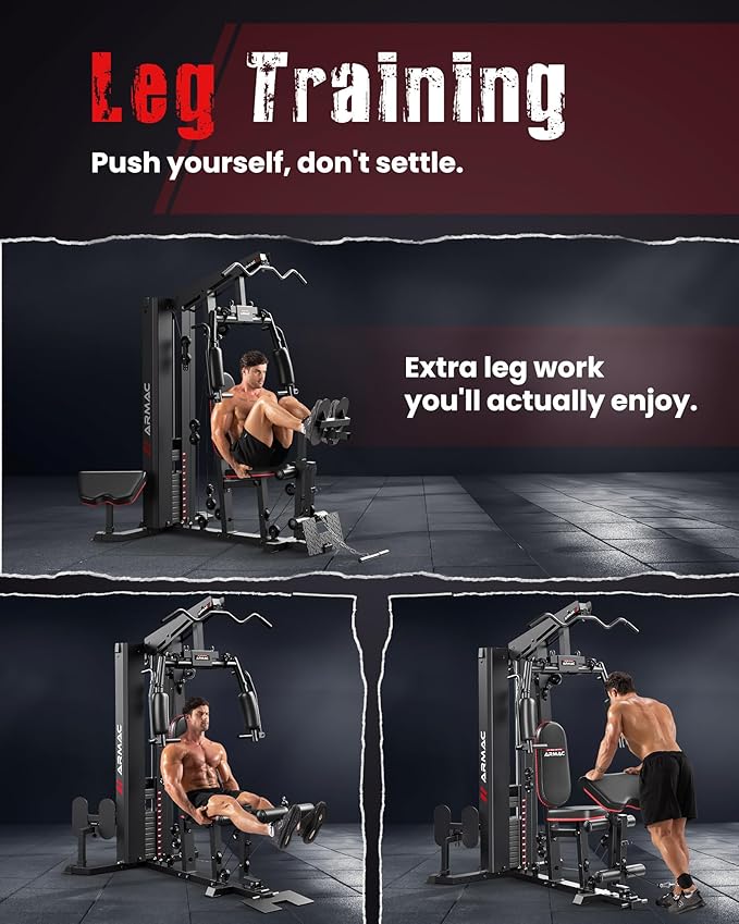 Home Gym, Multifunctional Home Gym Equipment for Leg 150LBS Weight