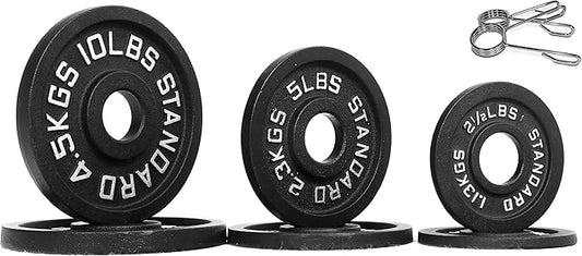 Signature Fitness Olympic Cast Iron Plate for Strength