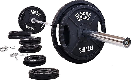 Signature Fitness Olympic 2-Inch Cast Iron Plate Weight