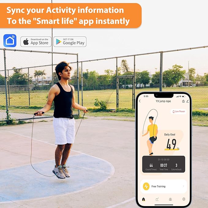Jump Rope, Tangle free rapid speed jump ropes
