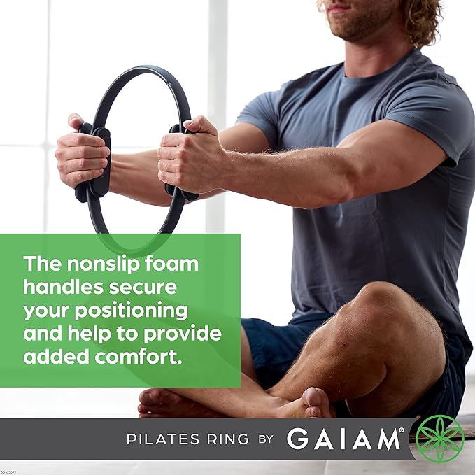 Gaiam Pilates Ring 15" Fitness Circle - Lightweight