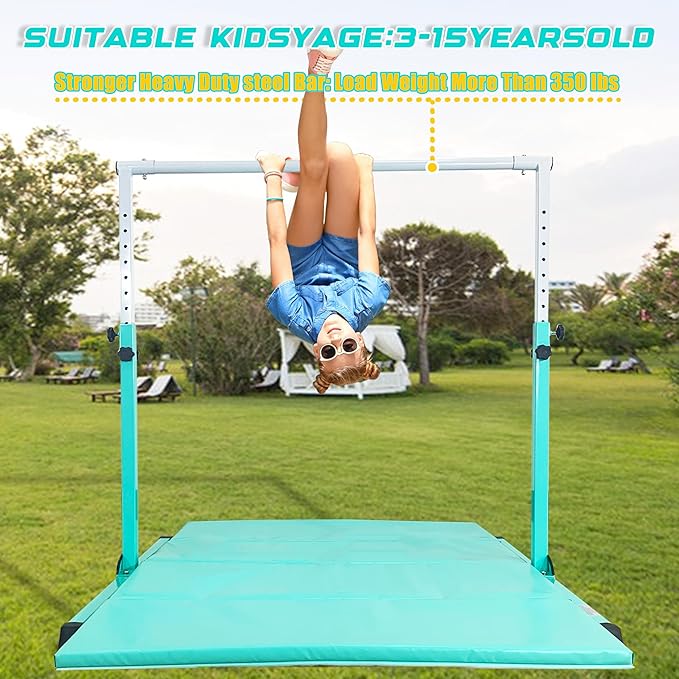 Gymnastic Bar for Kids Gymnastic Kip Bar Horizontal 3-15 Years