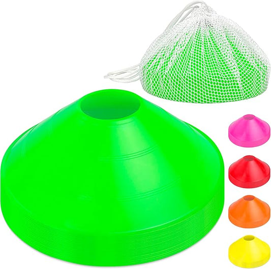 GoSports Premium Sports Cones for Agility Training and 20 Pack