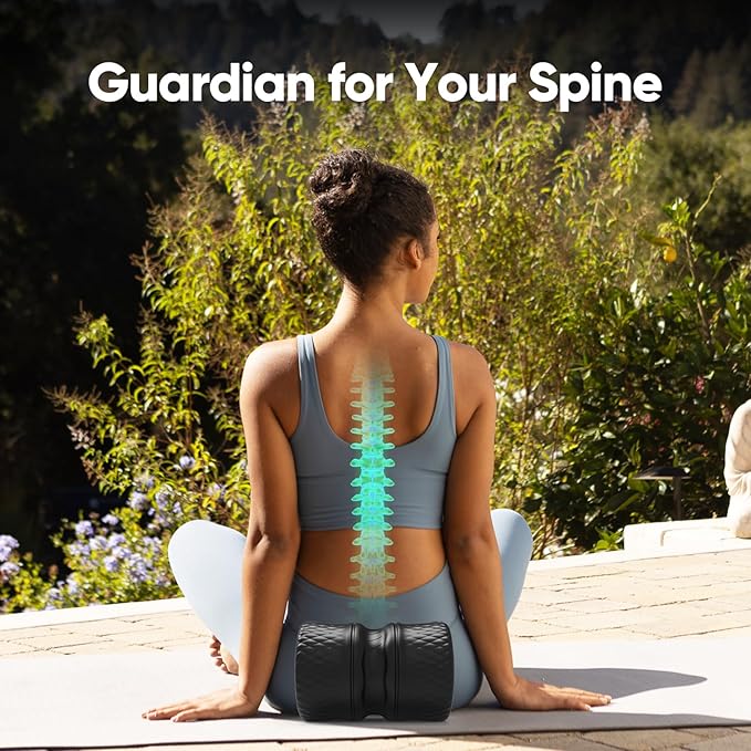 FitBeast Back Roller - Deep Tissue Massage Wheel, Yoga Wheel & Back Stretcher for Pain Relief