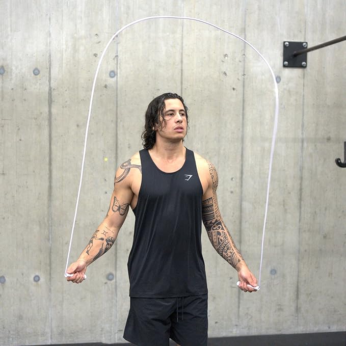 Speed Jump Rope by Dayan Kolev, 5mm PVC Skipping Rope, Great for Beginners and Advanced Athlets, Designed for Fitness, Cardio, Boxing & CrossFit, Adjustable length with Unbreakable Handles