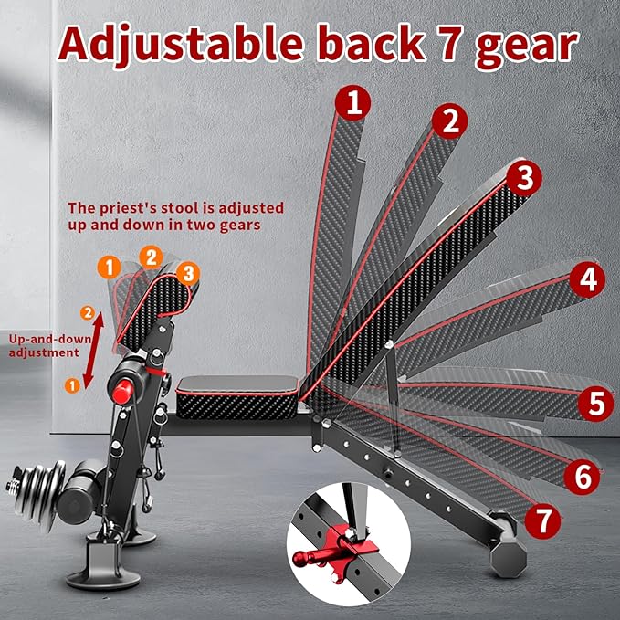 Adjustable Weight Bench 600LBS