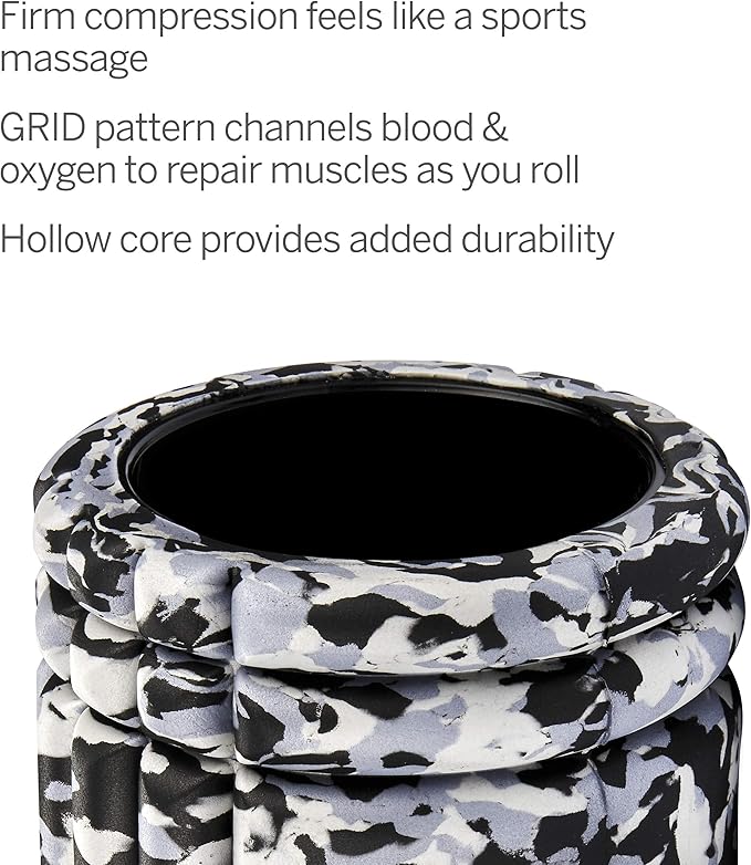 TRIGGERPOINT Grid Foam Roller - Multi-Density Exterior 33cm, Grey