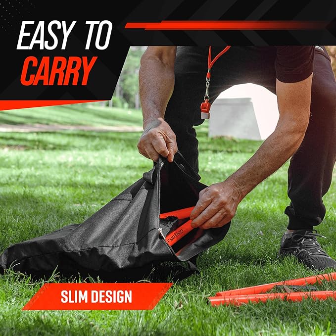 Soccer Agility Poles with Bag - Slim and