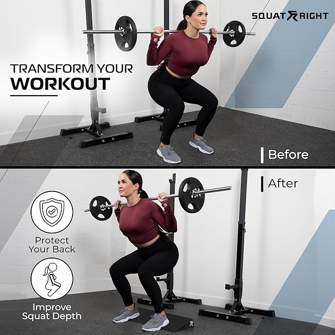 Squat Wedge - Premium Extra Wide & Durable