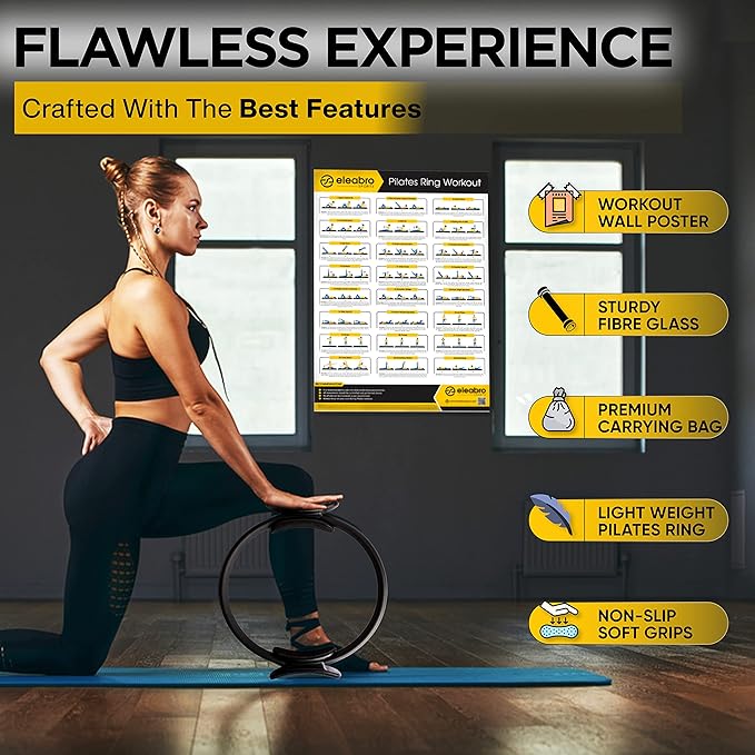 eleabro Sports Pilates Ring Circle A1 Size