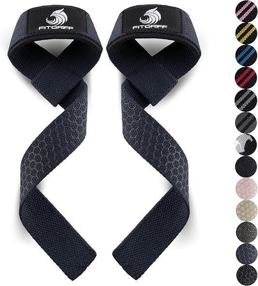 Fitgriff® Lifting Wrist Straps for Weightlifting