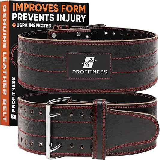 Weight Lifting Belt (5mm Thick) - Leather Weight
