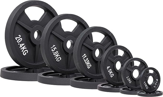 Signature Fitness Olympic 2-Inch Cast Iron Plate Weight