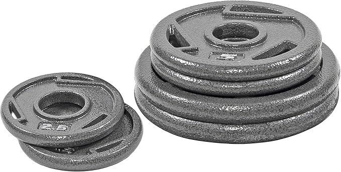 Signature Fitness Olympic 2-Inch Cast Iron Plate Weight