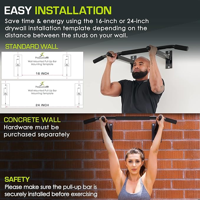 ProsourceFit Fit Multi-Grip Chin-Up/Pull-Up Bar