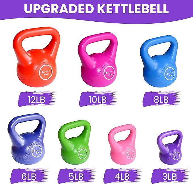 Gymenist Exercise Kettlebell Fitness Workout Body Equipment Choose