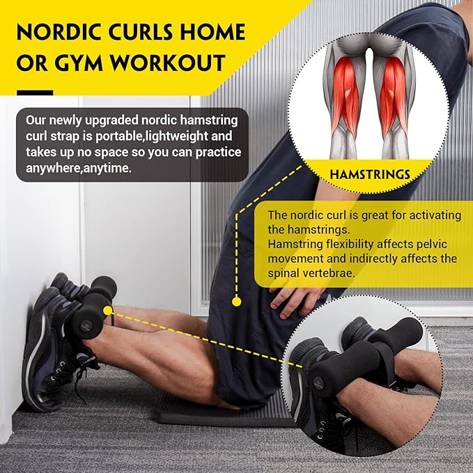 Nordic Hamstring Curl Strap 420 Pounds 5 Second